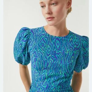 Rhode Pia dress in Electric Moire. NWT!